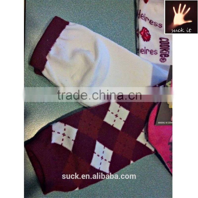 cute lady girls Ankle Socks with New package can be customized