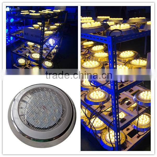 IP68 RGB Remote synchronized pool led lights/ surface mounted pool led lights