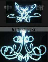 2013 commercial pubilc decoration 3D LED Christmas sculpture motif light (3D deer)