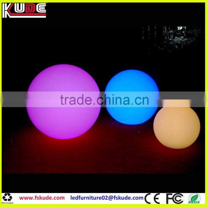 garden used outdoor christmas led light plasitc ball with battery operated