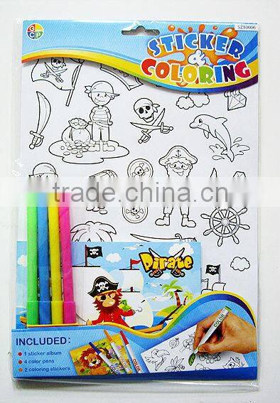 Coloring Sticker set