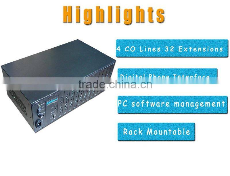 PABX 32 extensions Intercom System for Hotel TP16128-432