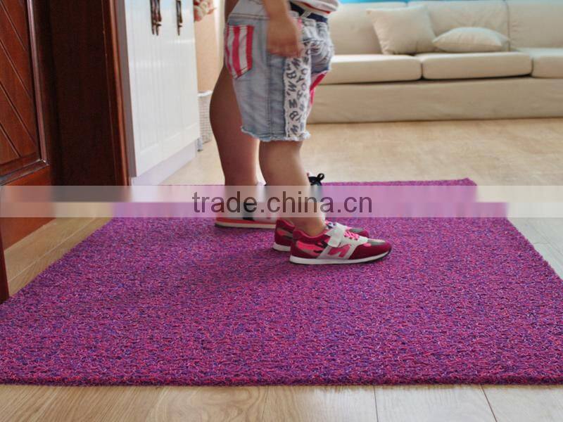 Superfine fiber coil mat