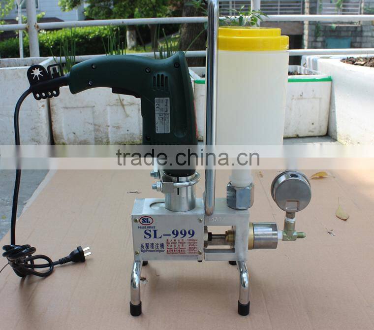 Single Liquid type Grouting Machine for repair crack with good performance