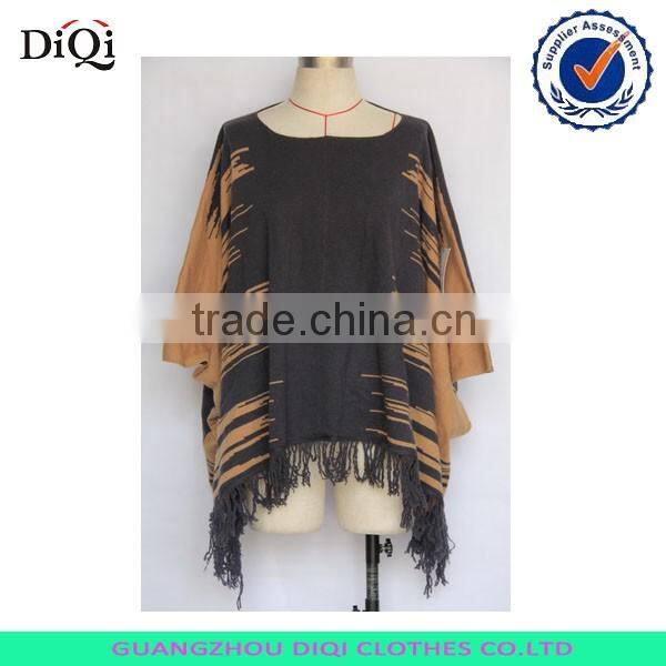 New design knitted print woolen women sweater