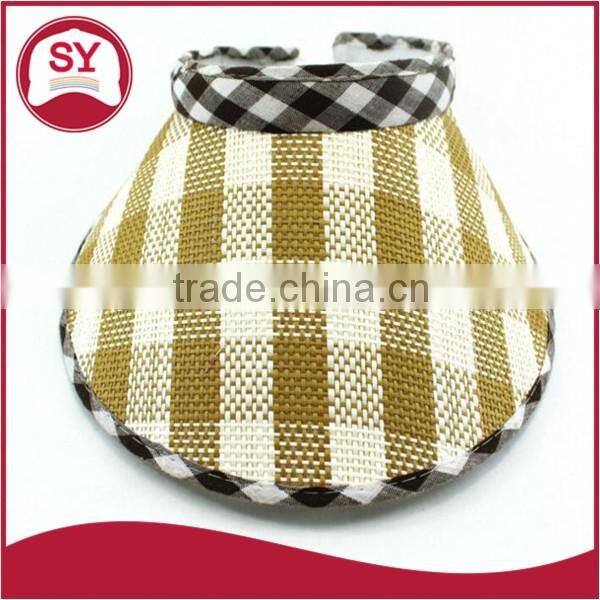 women sun visor,sun visor,good quality be customized with colors