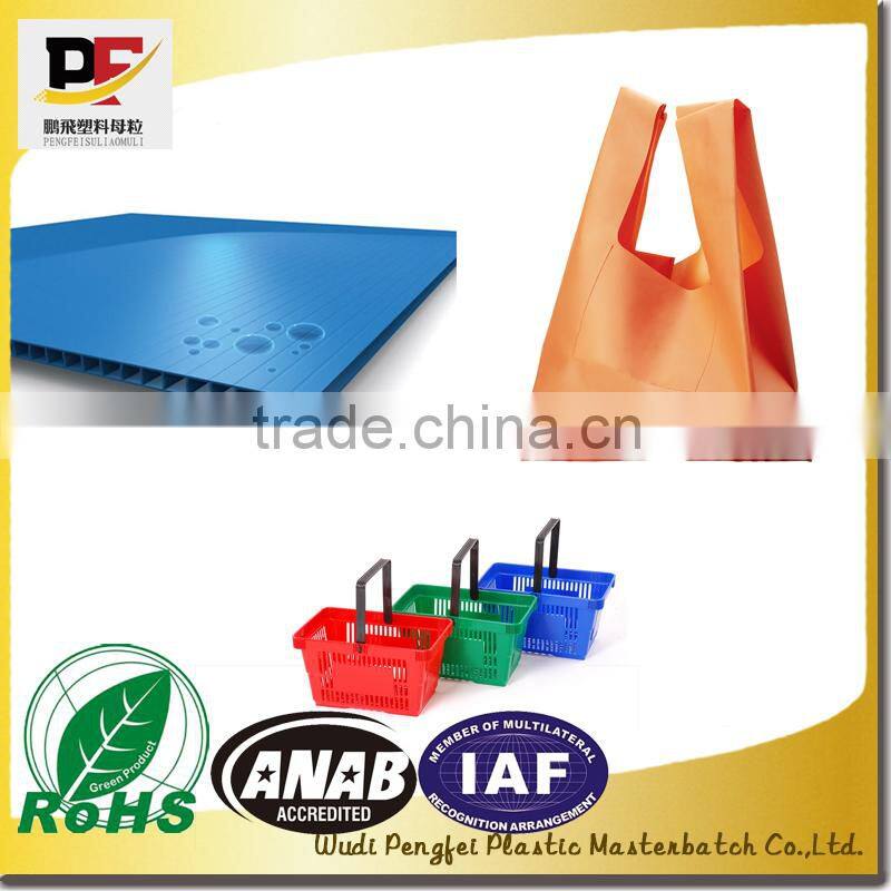 CaCO3/calcium carbonate filler masterbatch for plastic products,shopping bags,container bags,food container