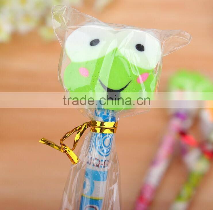 novelty colored pencil with carton eraser