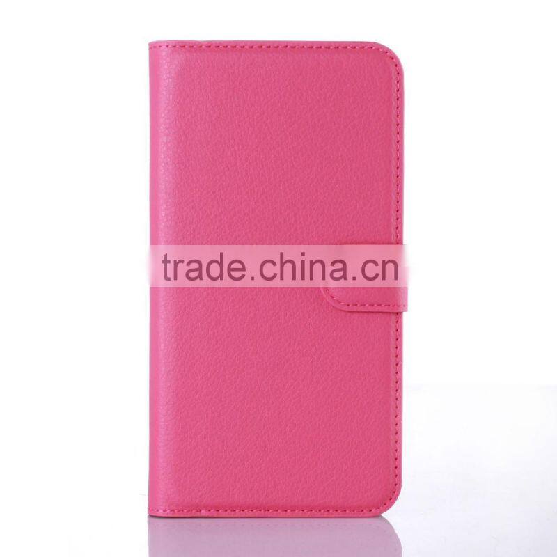 Hot Selling Ultra Thin Lichee PU Leather Case Wallet Folio Flip Cover for Samsung GALAXY S7 edge