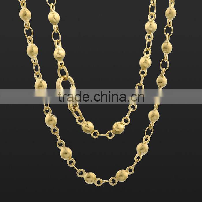 New Arrivals 2016 Black Bead Long Chain Necklace