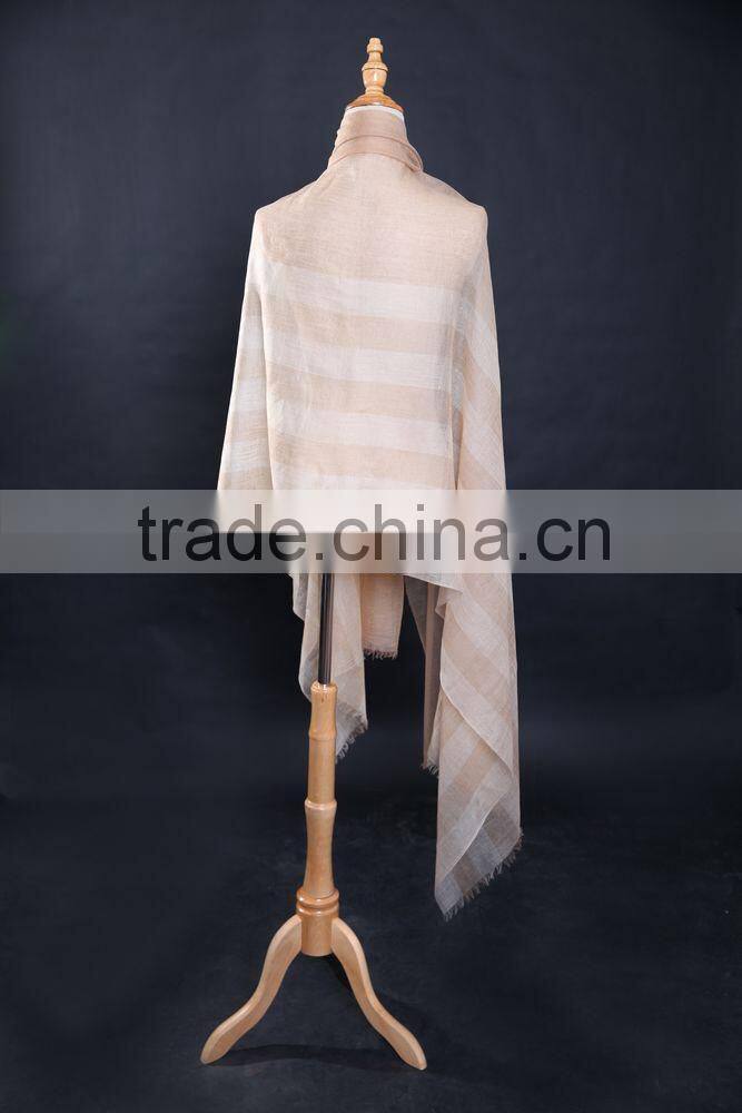 soft and light camel cashmere scarf