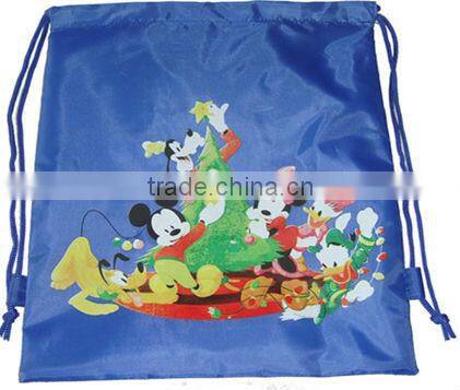 210D Polyester Children Animal Drawstring Bag