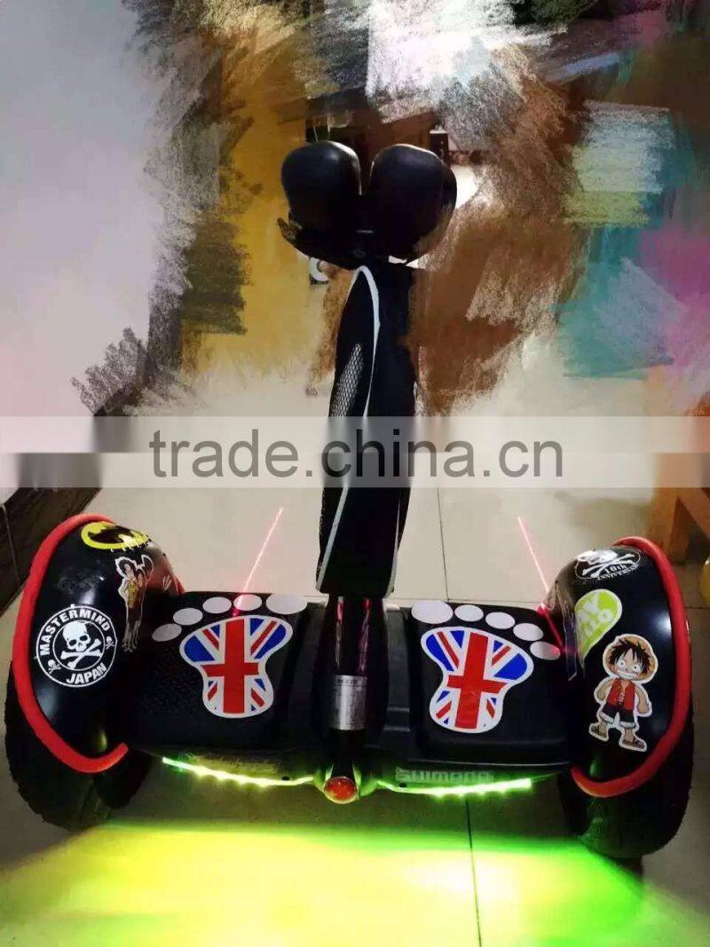 Shenzhen xiaomi mini electric chariot scooter self balancing with Buletooth to control for children and teenagers balance car