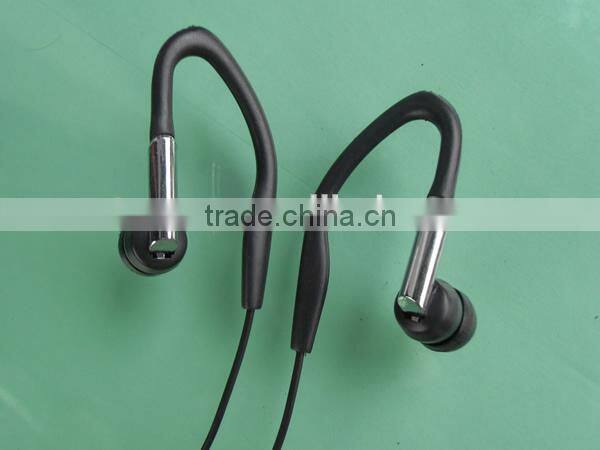 Comfortable inear sports earphone&headphone ear hook earbuds