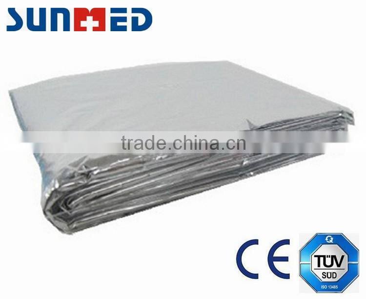Thermal foil emergency blanket