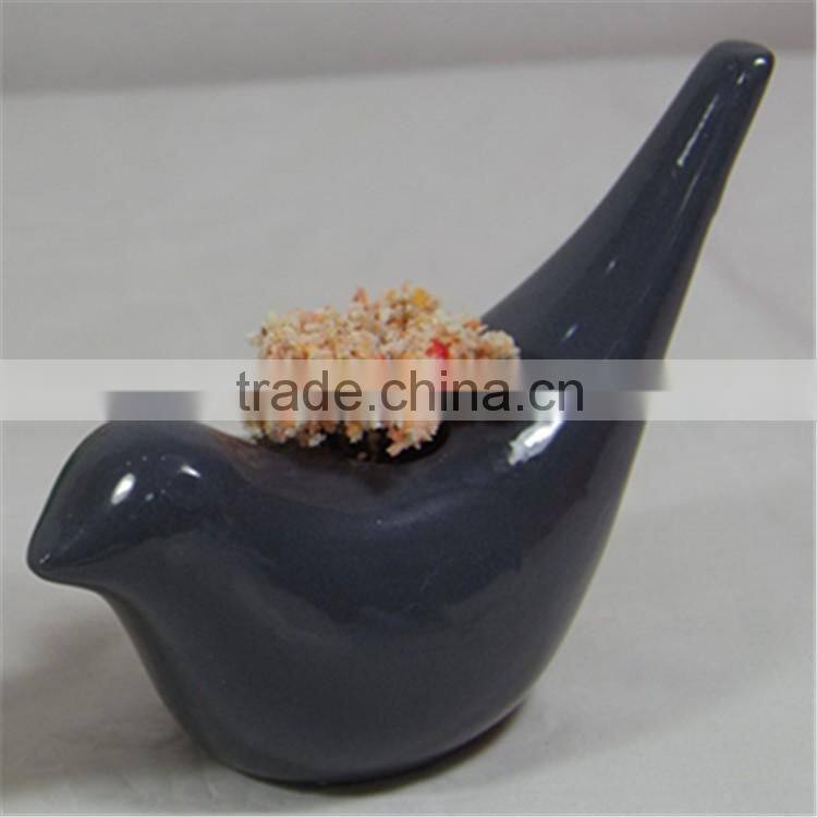 2016 new design ceramic aroma pot with flower set