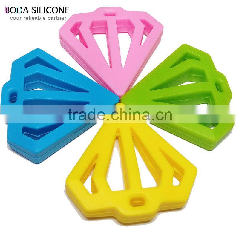 Manufacturer price Fan for baby silicone teething necklace