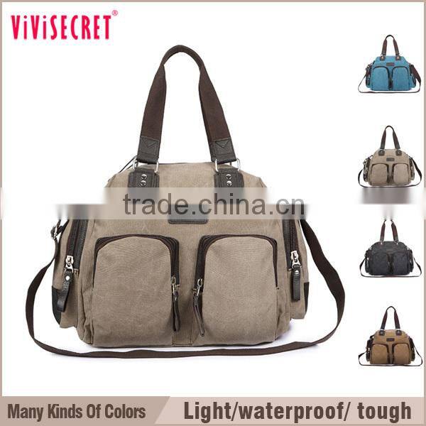 vivisecret Unisex Vintage One Cross Strap Canvas Messenger Bag