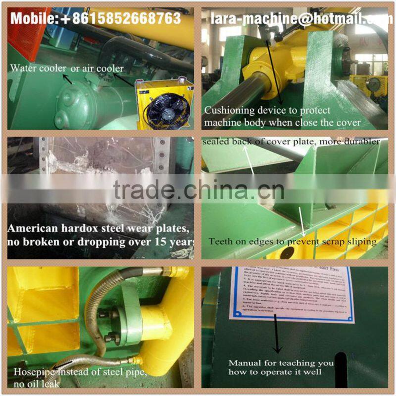 YQD-2500 New design fully automatic high density waste car baler car trash compactor (CE ISO)