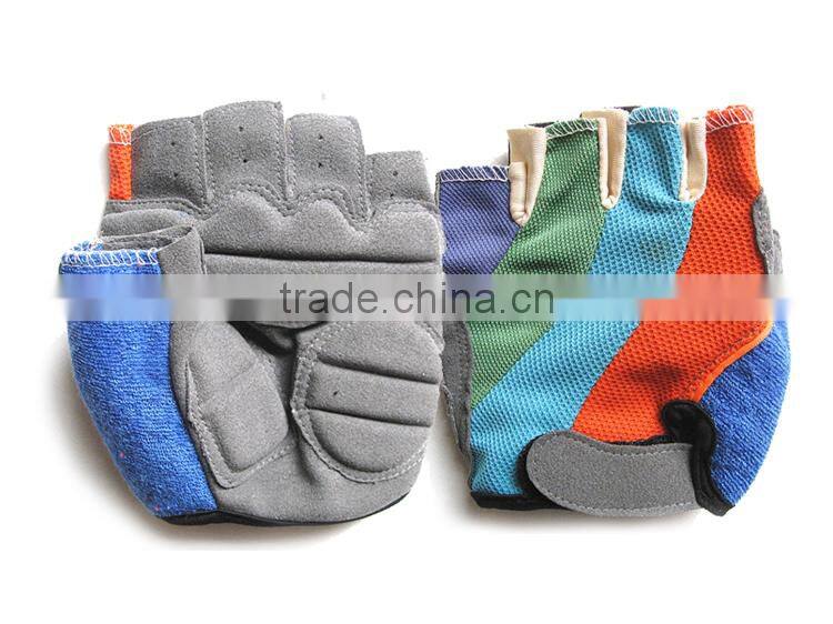 Good Price Leather Gloves Without Finger,Microfiber Half Finger Cycling Gloves