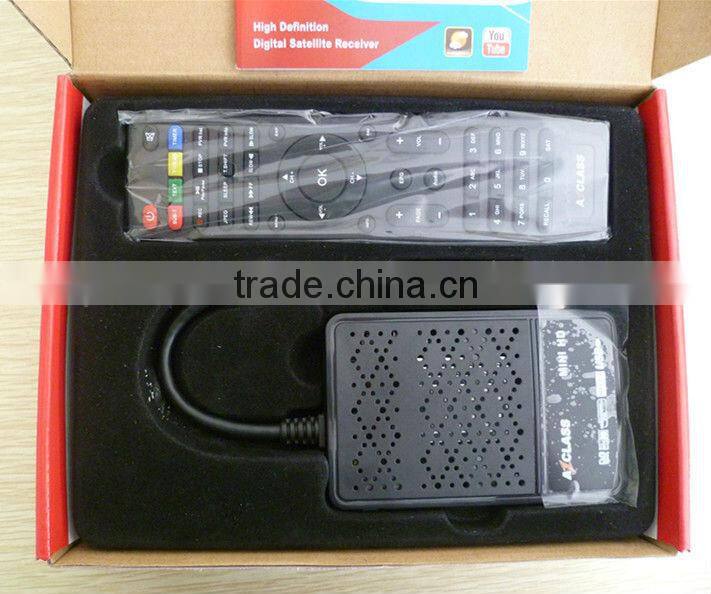 large stock product Azclass mini hd IKS mini HD satelite receiver /decoders support nagra 3