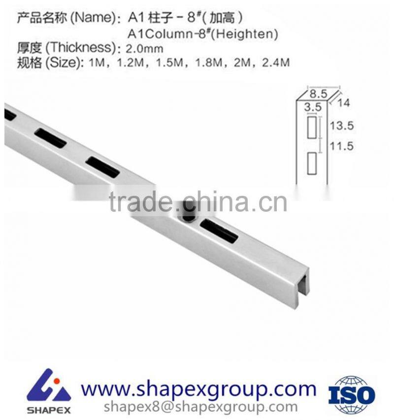 Slatwall metal chrome wood,glass shelf brackets,holder