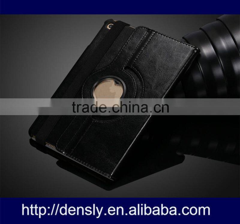 New 2015 Folded ptotective case for ipad mini 4 360 Degree Rotating stand leather case For Apple iPad mini 4