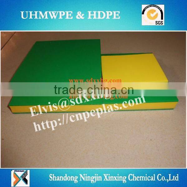 UV resistant textured double color orange peel surface HDPE panel