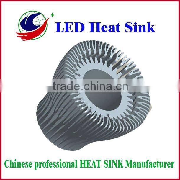 Aluminum Led Light Heat Sink Housing
