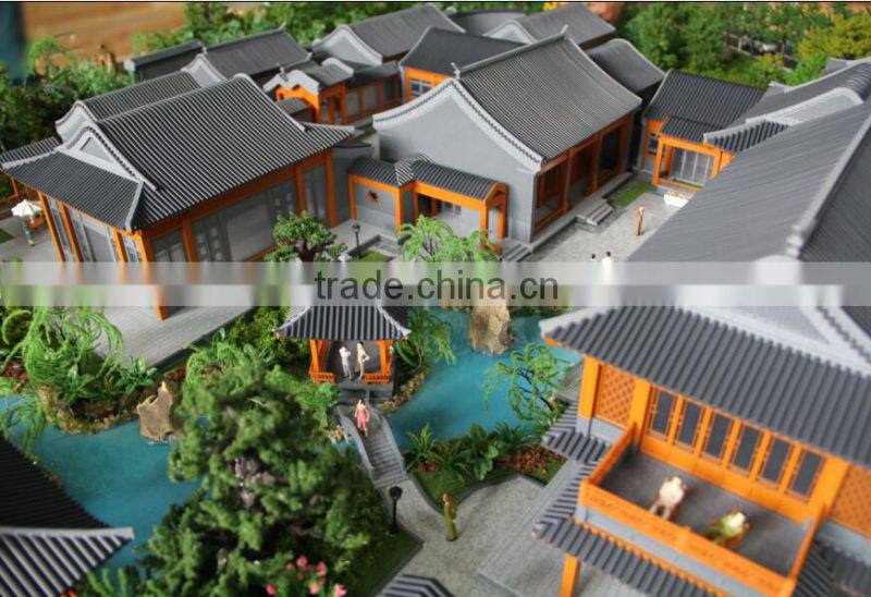 Architectural models of Hotel Park making service