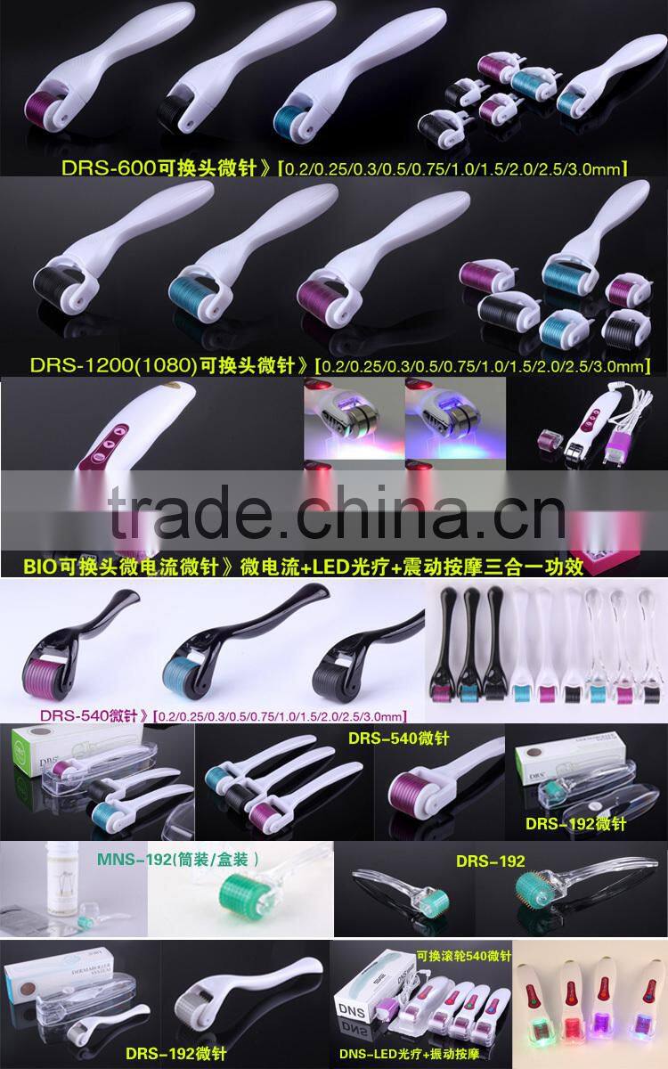 2015 best professional +powerful 540 needles derma roller, dts derma roller