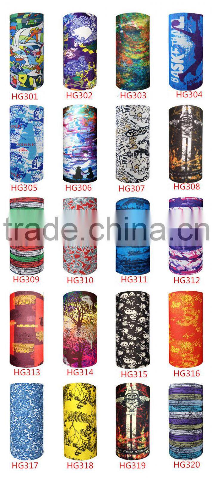 multifunctional seamless tube bandana stretchy headbands