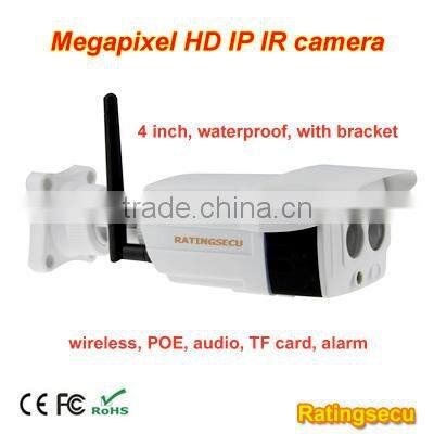 OEM megapixel HD bullet ip camera with Hi3518 coding & ISP