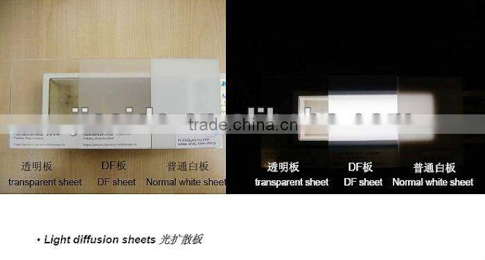 Polycarbonate light diffusion sheet with 10-year quality guarantee