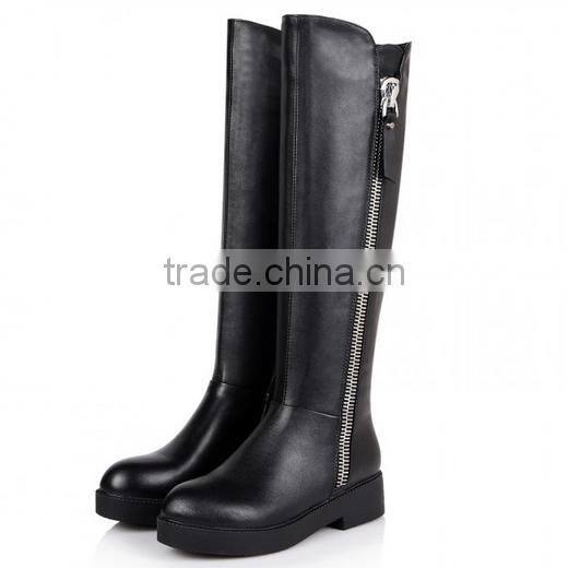 woman boots real leather shoes long boots CP6690
