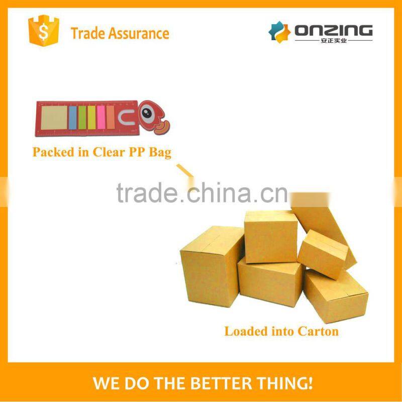 Onzing new custom die cut sticky notes with bottom card