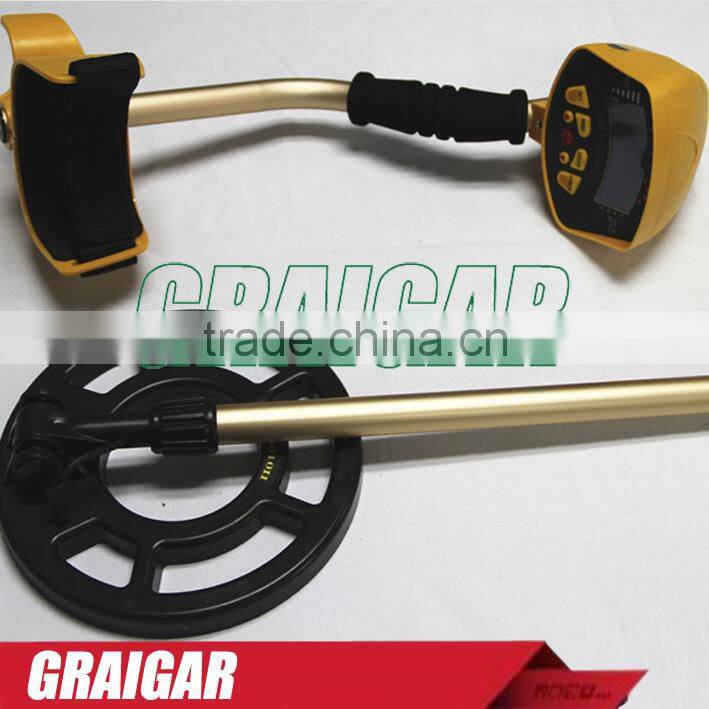 Underground Metal Detector MD-3010II with LCD light, three colors black,yellow,green