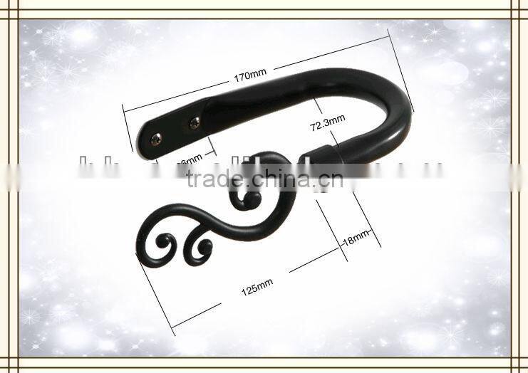 metal magnetic curtain tieback