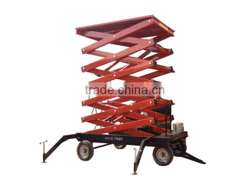 Top level special discount mobile scissor lift tables with wheels