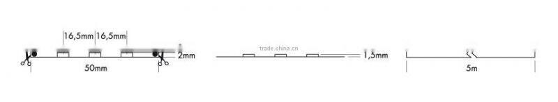 Waterproof Side View LED strip Light SMD335 300led 24w 12v IP65 for outdoor