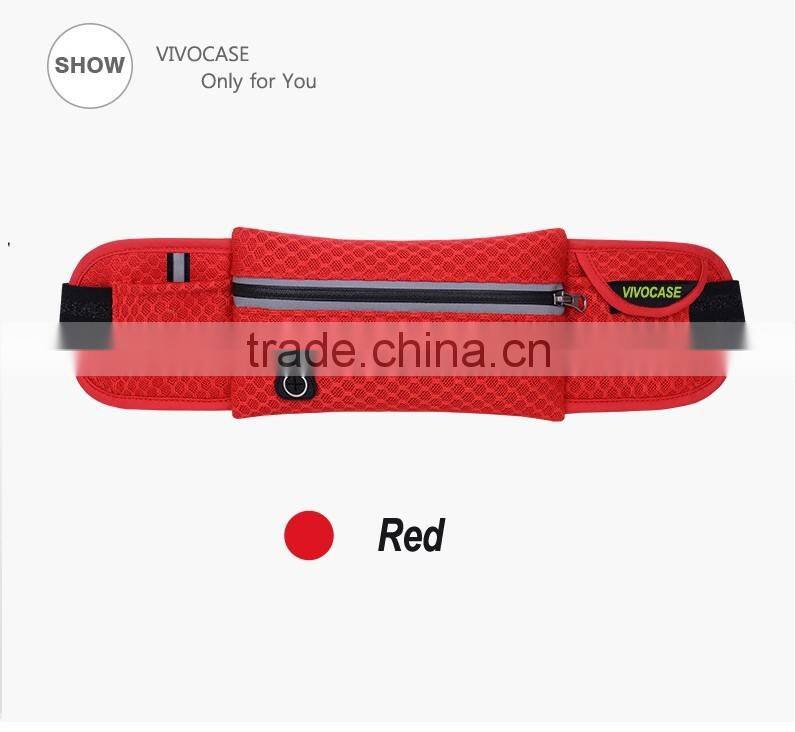 Hot sell delicate multicolor waist bag for sports mesh fabric bags outside bags