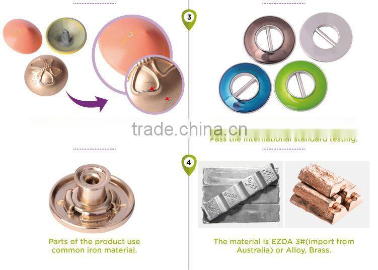 Popular metal embossed custom engraved logo metal plate for clothing