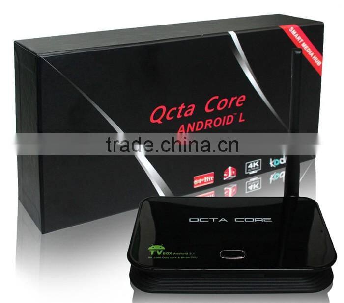 Z4 Android 5.1 Lollipop OS RK3368 Octa Core 64Bit TV Box 2GB RAM 16GB ROM BT 4.0 Dual wifi 2.4G 5.8G Set Top Smart Media Player