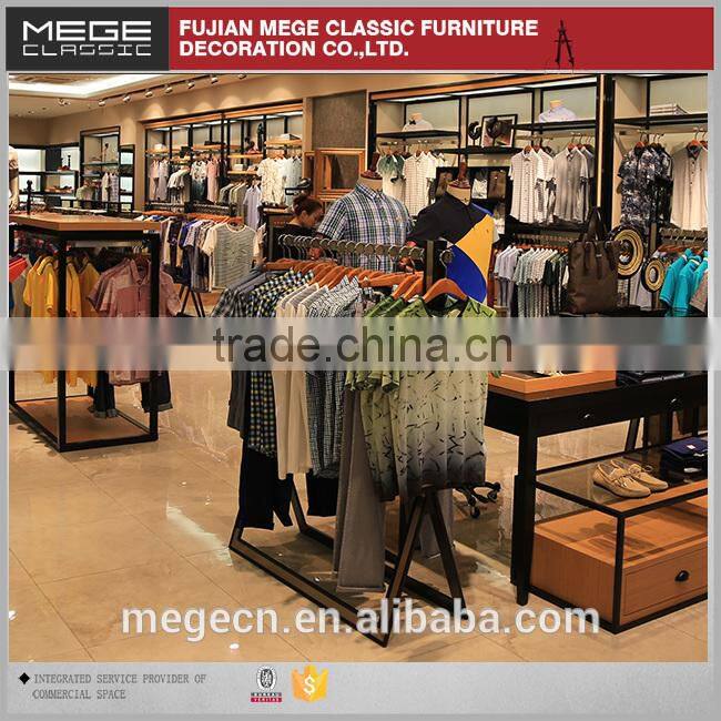Clothes Store Metal Fixtures Retail Display