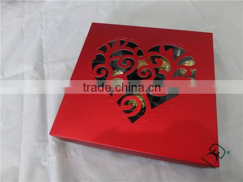 Cheap price rectangular clear plastic chocolate box manufacturer in use