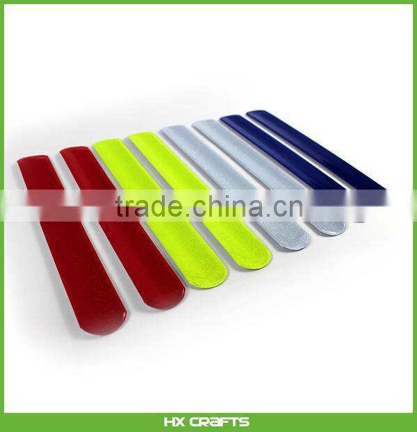 High-Viz Kids Reflective Slap Snap Bands Fluorescent Safety Straps