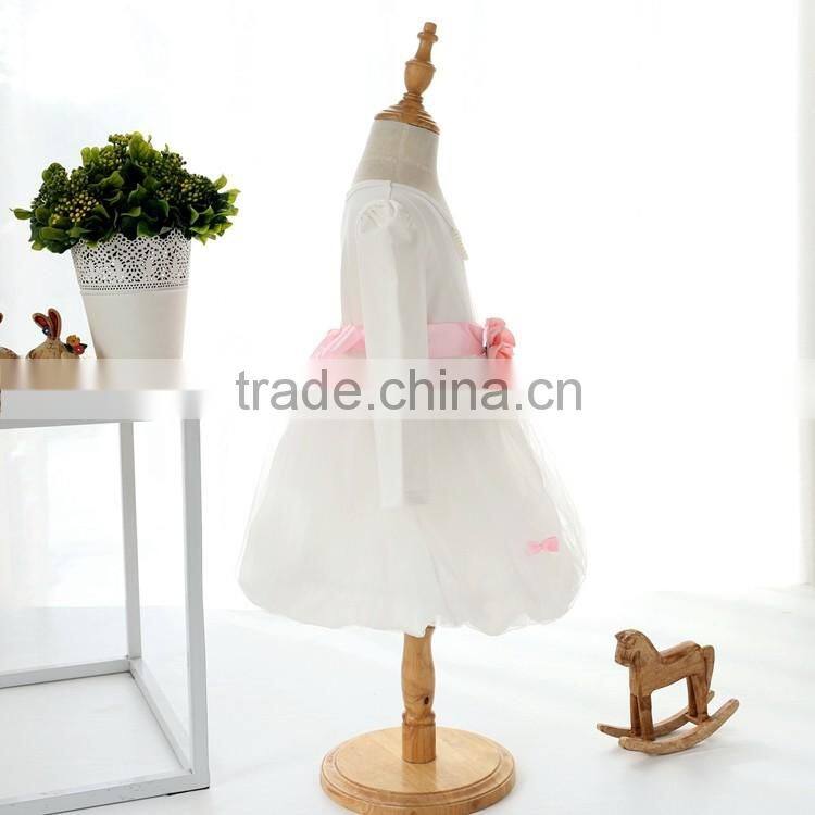 girls party dress white princess dress short party gown