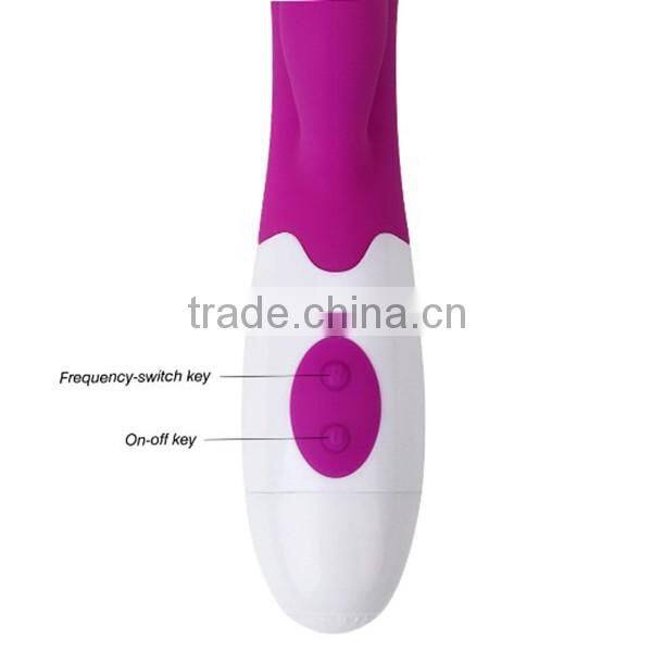 Silicone 30 Modes Super Silent G-spot Dual Vibrating Waterproof Vibrators for Women,Adult Sex Products Erotic Sex Toys