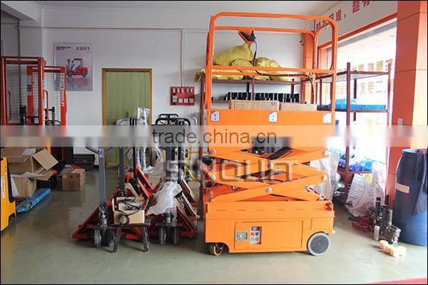 HOT! Sinolift FSJY3/FSJY3.9 Small Electric Scissor Lift Truck