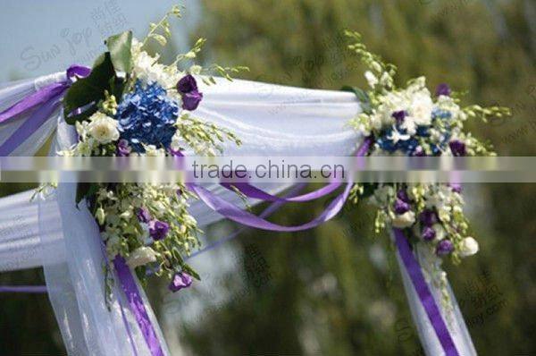 Single face pink wide satin sashes for weddings